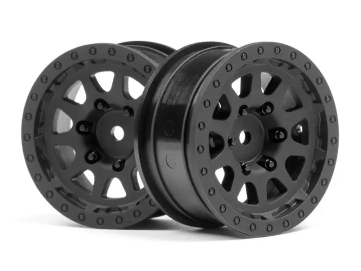 CR-10 WHEEL 1.9in (BLACK/2PCS)