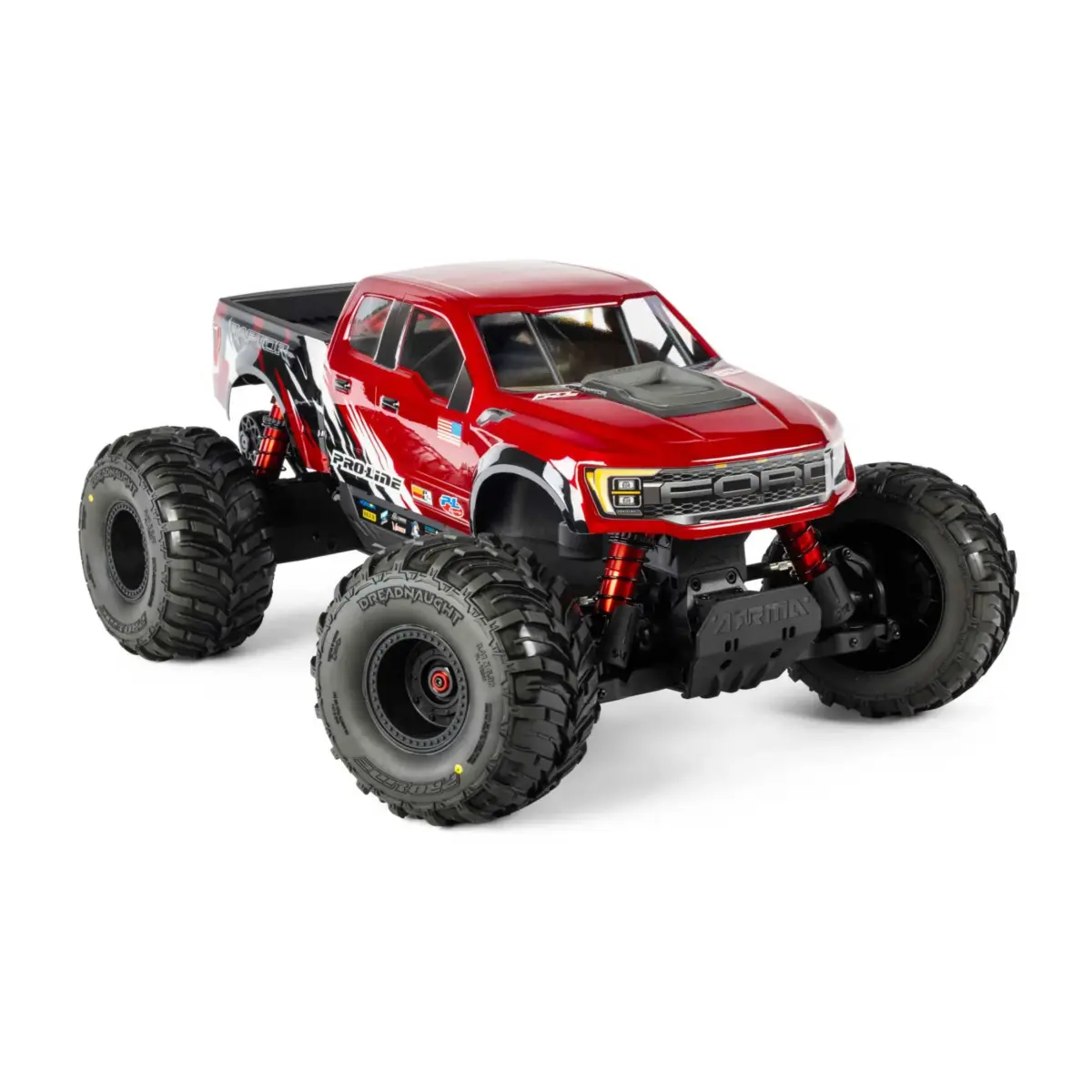 Pro-Line 1/8 Pre-Cut 2022 Ford Raptor Clear Body for ARRMA Quake 4S