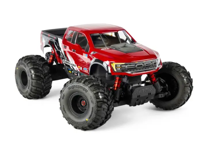 Pro-Line 1/8 Pre-Cut 2022 Ford Raptor Clear Body for ARRMA Quake 4S