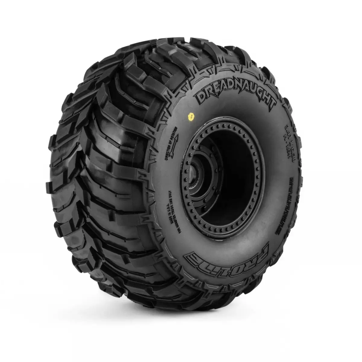 ARRMA 1/8 Dreadnaught Front/Rear Tyres Mounted for Quake 4S (2)