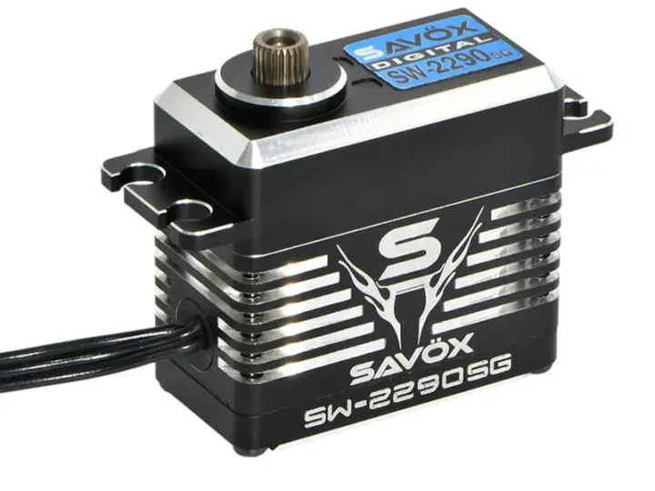 Savox SW-2290SGB HV CNC Monster Brushless Servo, Black