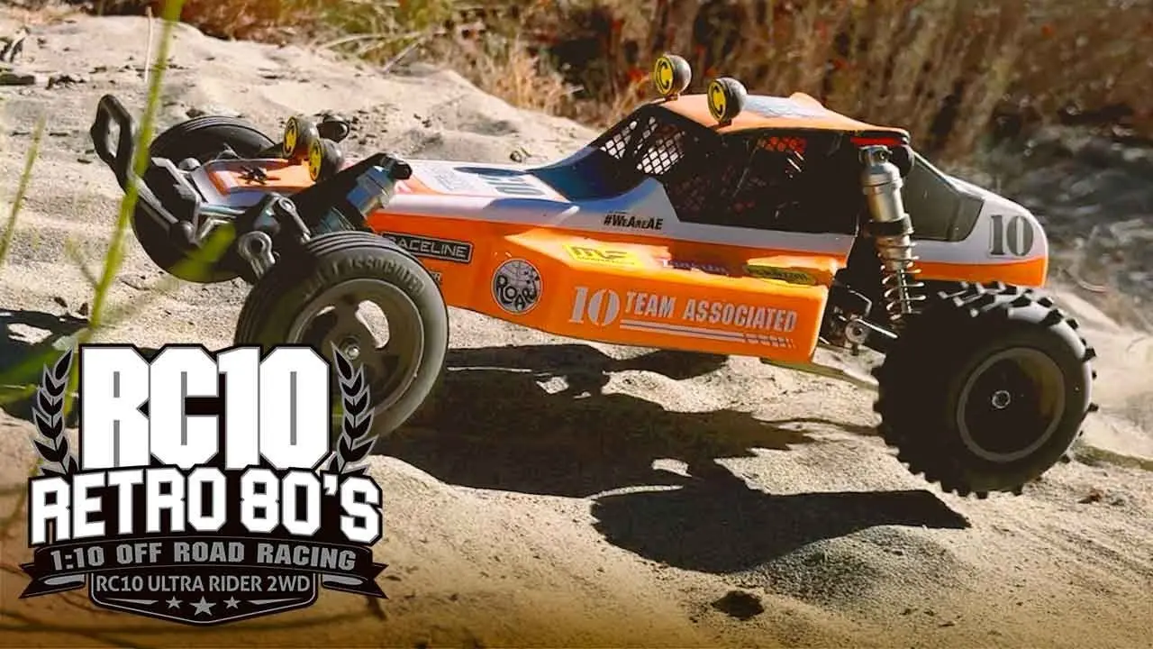 Team Associated RC10 Ultra Rider 2WD 1/10 რეტრო ბაგი ასაწყობი ნაკრები — ვიდეო მიმოხილვა