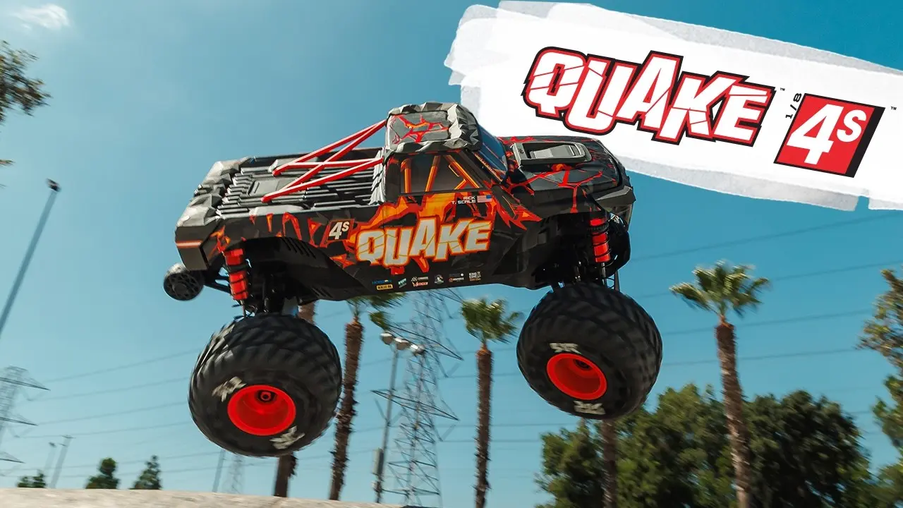 ARRMA Quake 4S BLX 1/8 მონსტრ ტრაკი — ვიდეო მიმოხილვა