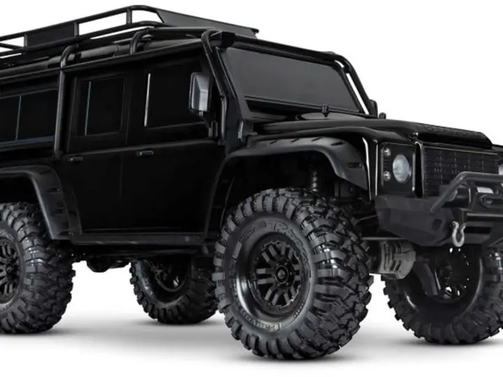 Black Traxxas TRX-4 Land Rover Defender